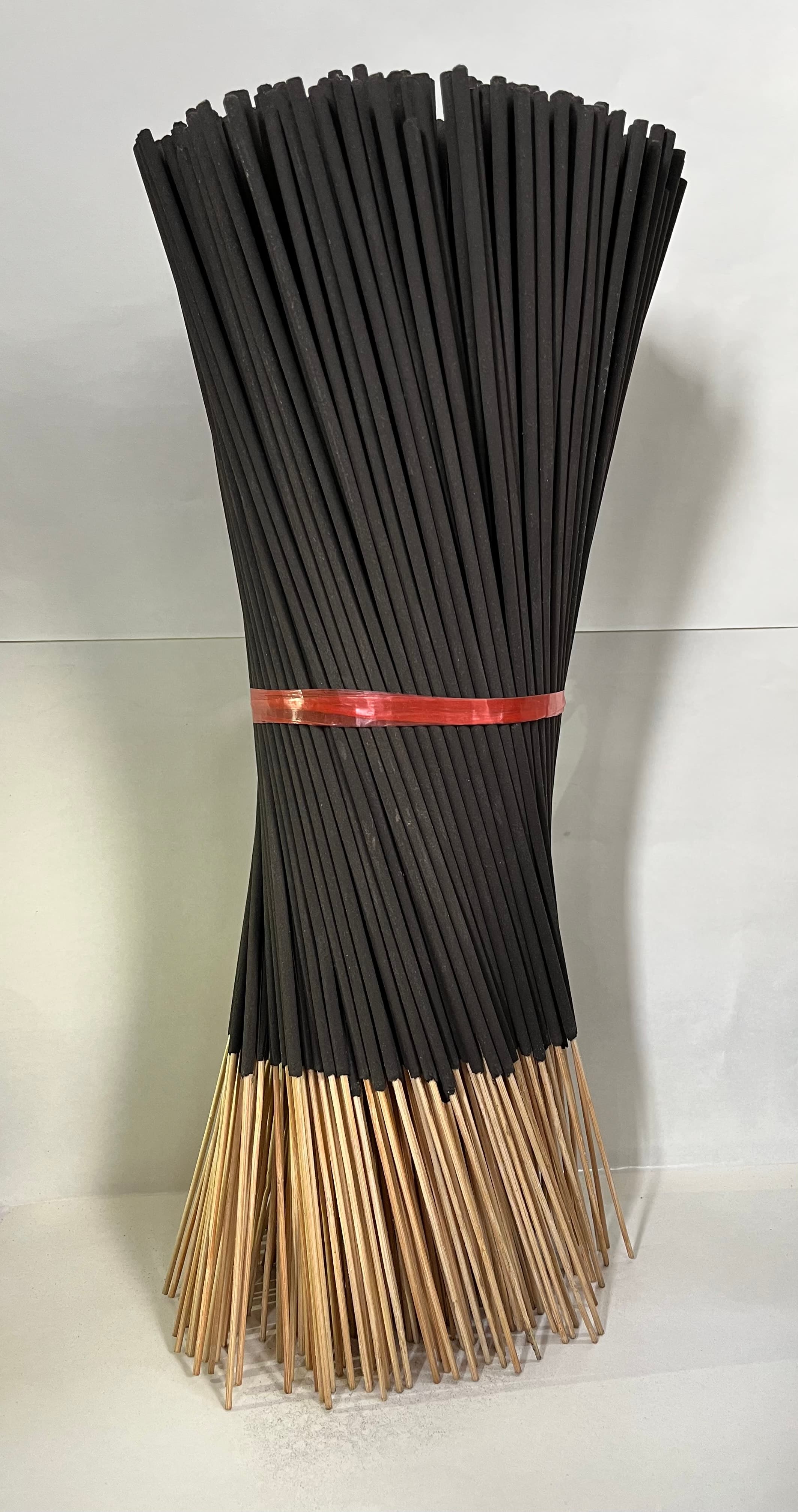 12" Black Raw Agarbatti Sticks