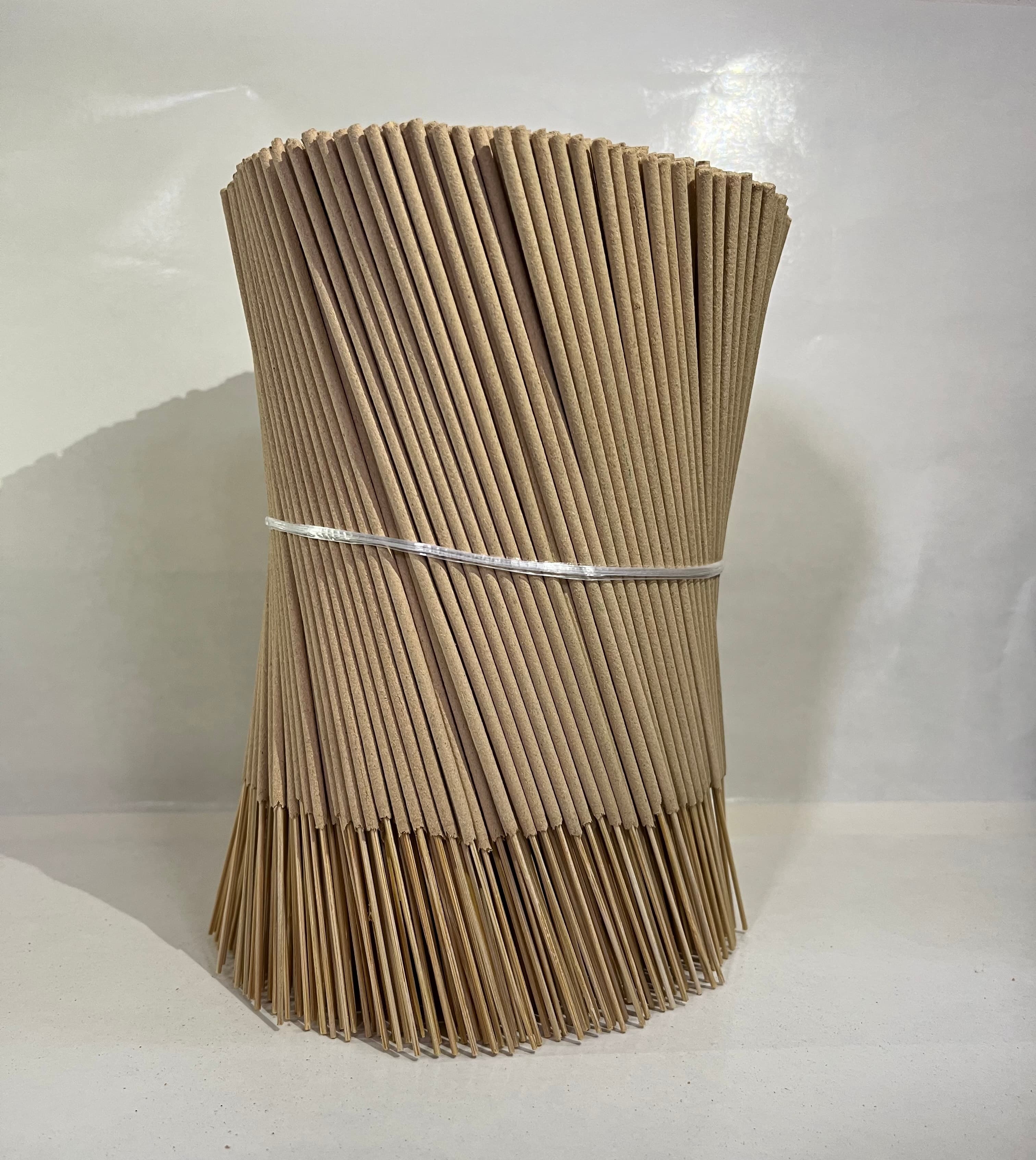 8" White Raw Agarbatti Sticks